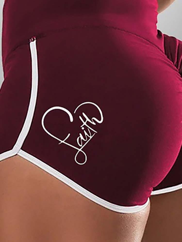 High Waisted Butt Lifting Scrunch Booty Yoga Shorts - LuckyFash™