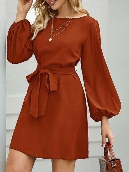 High Waisted Midi Dress Design Womens - LuckyFash™