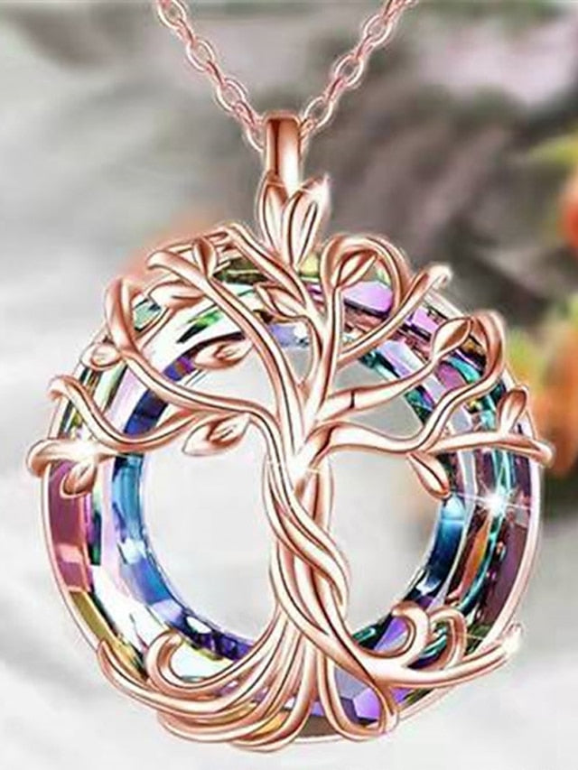 Women's necklace Chic & Modern Street Tree Necklaces / Gold / Silver / Fall / Winter / Spring - LuckyFash™