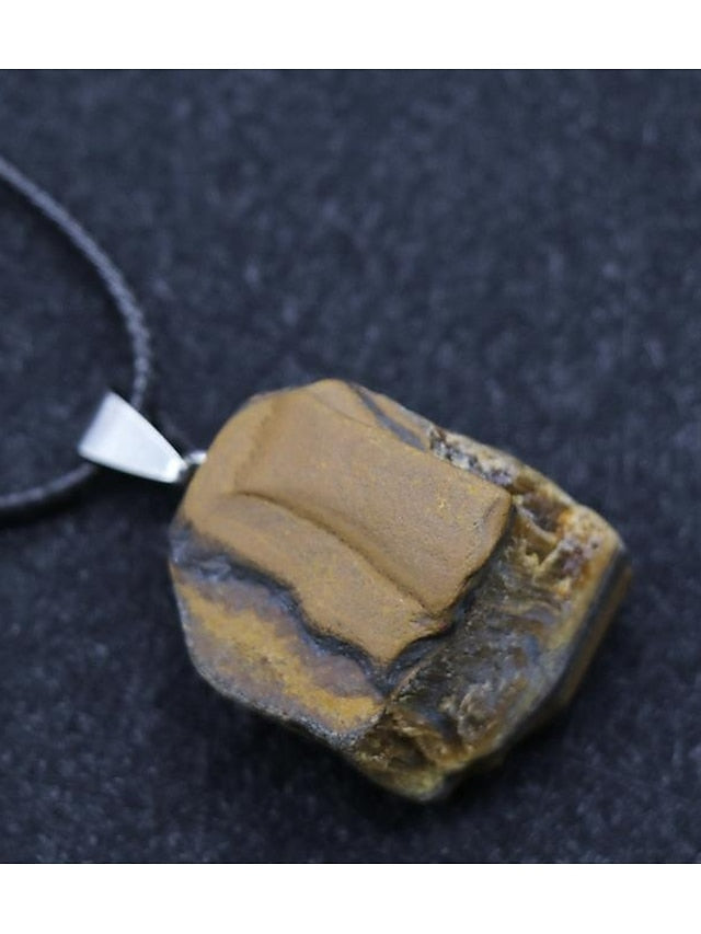 2023 Europe And The United States New Original Stone Pendant Multi-Color Agate Stone Necklace - LuckyFash™