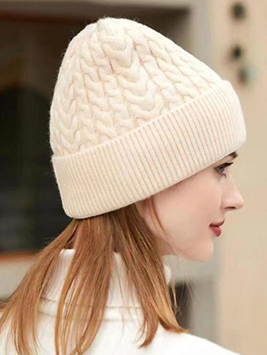 Hat Beanie / Slouchy Pink Yellow Wine Outdoor Home Daily Knit Pure Color Portable Windproof Comfort for Women - LuckyFash™