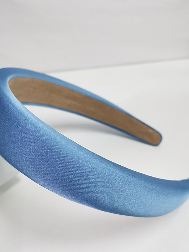 Women's Girls' Headbands Headband For Daily Fabric 15A Satin Black 3A Satin Nude Apricot 2A Satin Champagne - LuckyFash™