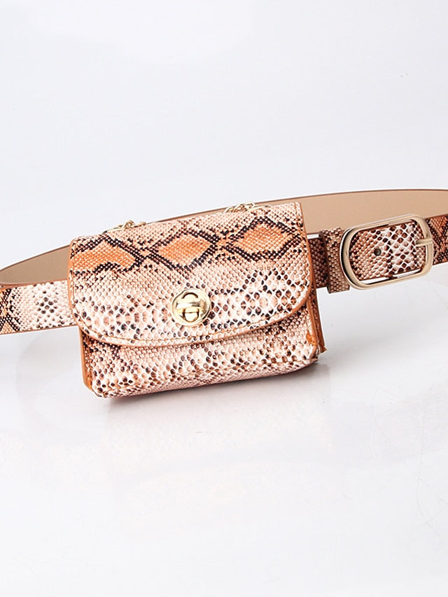 Women's Belt PU Black Light Brown Khaki Brown Beige Skinny Belt Outdoor Dailywear Daily Holiday Pure Color / Spring / Summer / Fall / Winter / Gold - LuckyFash™