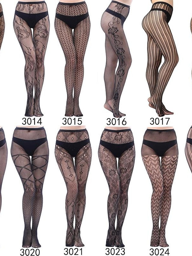 Women's Panty Hose Party Daily Solid Color Spandex Nylon Sexy 1 Pair - LuckyFash™