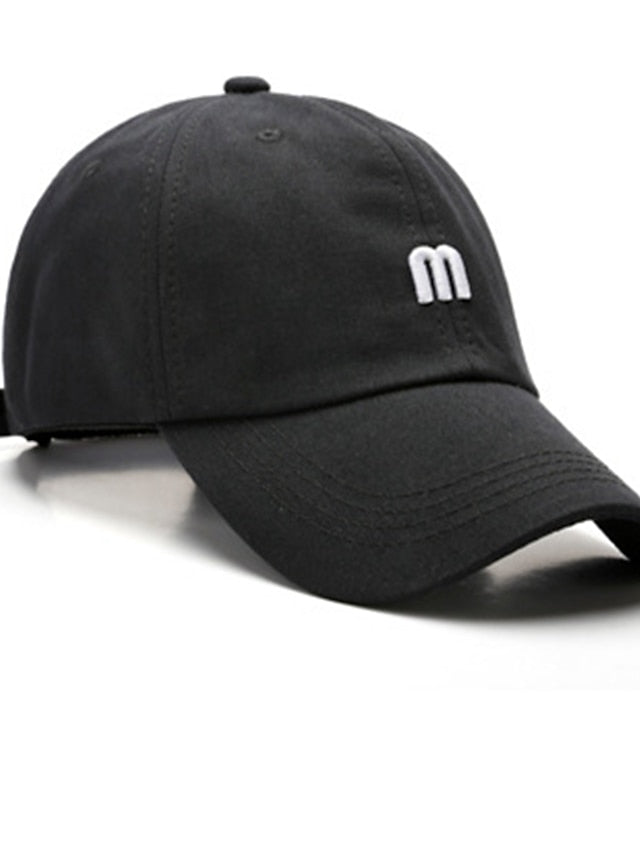 Men's Women's Sun Hat Baseball Hat Daily Holiday Solid / Plain Color Cotton Sports & Outdoors Simple Breathability Casual / Daily 1 pcs - LuckyFash™