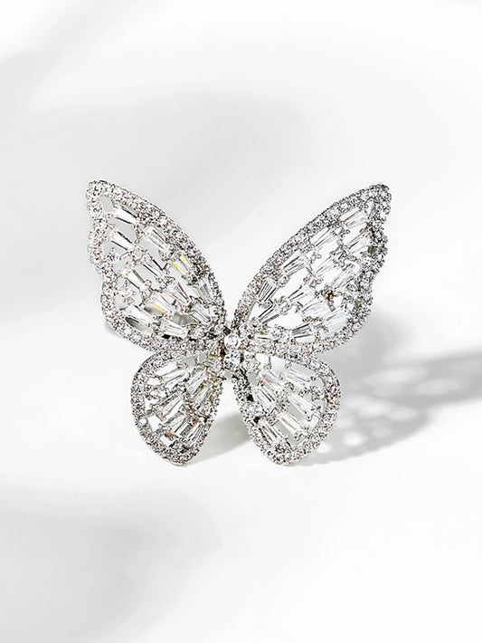 Women's Rings Elegant Wedding Butterfly Ring / Silver / Fall / Winter / Spring / Summer - LuckyFash™