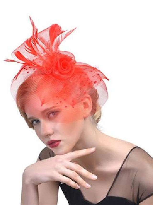 Women's Hair Clip Party Party Solid Color Headwear / Red / Blue / Fall / Winter / Spring - LuckyFash™