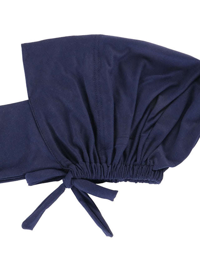 Soft Adjustable Inner Hijab Caps Muslim Stretch Tie Back Jersey Cap Islamic Underscarf Bonnet Female Headscarf Headwrap Arab Turban - LuckyFash™