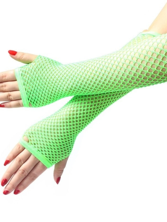Women's Gloves Fingerless Gloves Party Evening Gift Holiday Polyester Vacation Simple Sexy 1 Pair - LuckyFash™