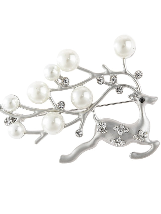 Women's Brooches Classic Animals Stylish Brooch Jewelry Silver Gold For Street Date - LuckyFash™
