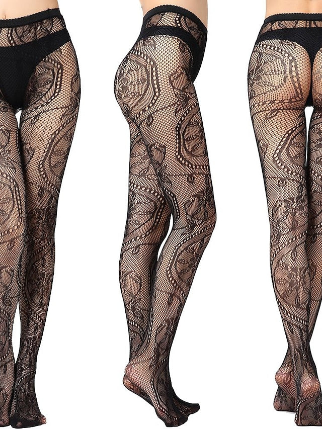 Women's Panty Hose Party Daily Solid Color Spandex Nylon Sexy 1 Pair - LuckyFash™