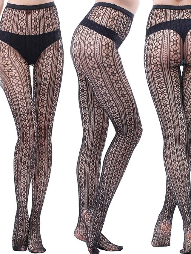 Women's Panty Hose Party Daily Solid Color Spandex Nylon Sexy 1 Pair - LuckyFash™