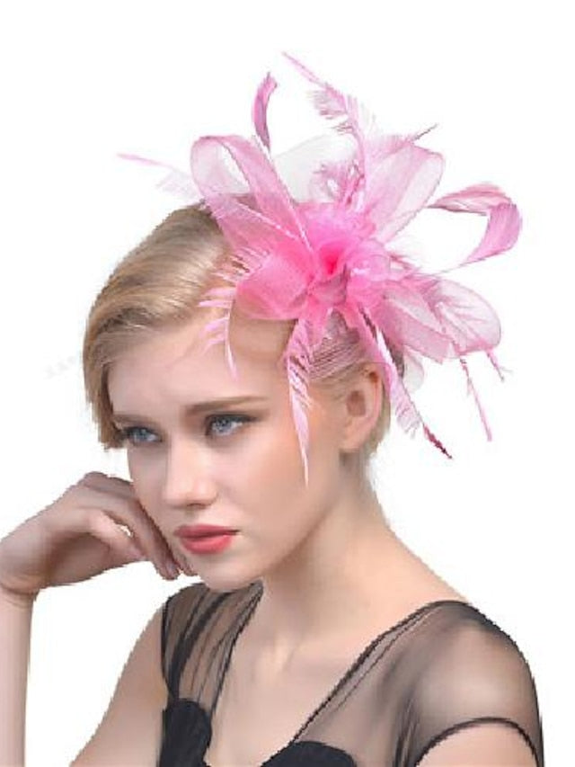 Women's Hair Clip Party Party Solid Color Headwear / White / Red / Blue / Fall / Winter - LuckyFash™