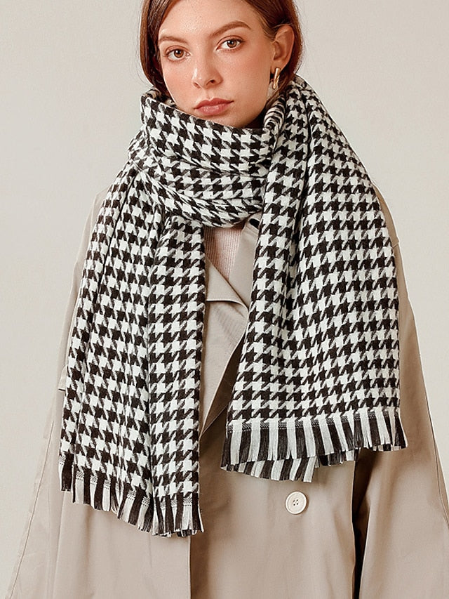 Scarves Shawl Daily Holiday Polyester Vintage Retro Warm Casual / Daily 1 PC for Women - LuckyFash™