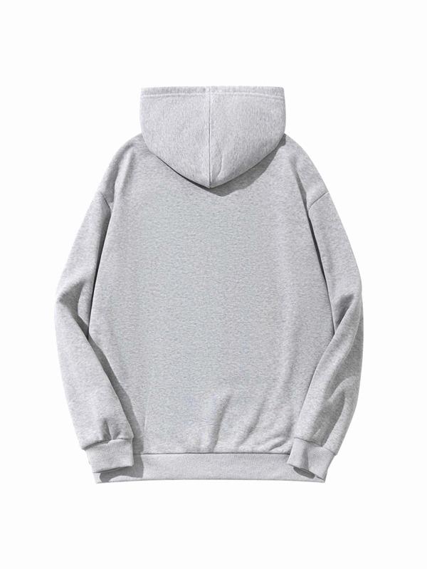 Kangaroo Pocket Drawstring Hoodie - LuckyFash™