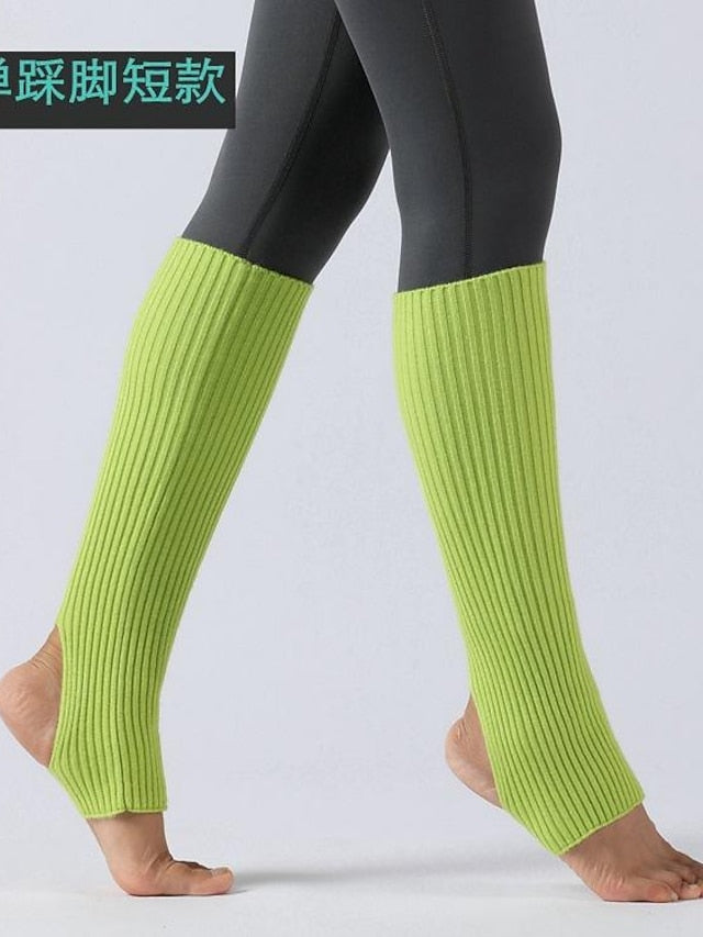 Women's Kid's Leg Warmers Boot Cuffs Home Daily Solid Color Acrylic Fibers Basic Classic Warm 1 Pair - LuckyFash™