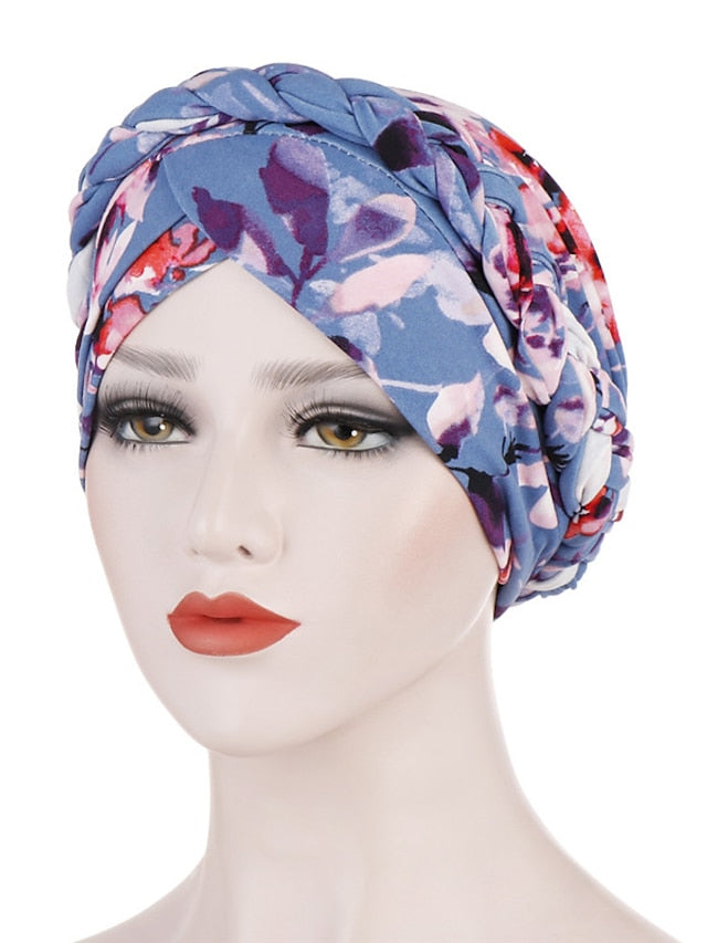 Cotton Print Muslim Turban Scarf For Women Islamic Inner Hijab Caps Arab Wrap Head Scarves Femme Musulman Turbante Mujer - LuckyFash™