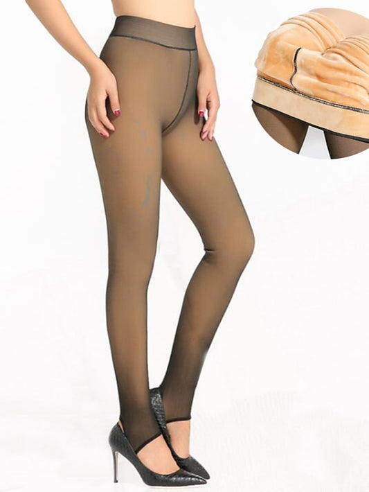 Women's Panty Hose Office Work Daily Solid Color Spandex Nylon Basic Sexy Classic Warm 1 Pair - LuckyFash™