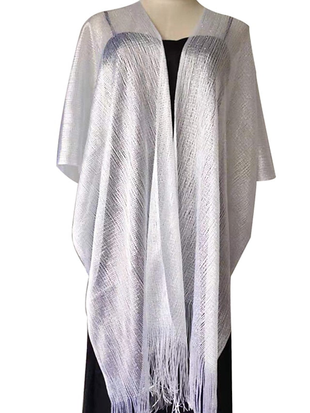 Shawls & Wraps Dailywear Daily Outdoor Yellow Purple Scarf Pure Color / Fall / Winter / Spring / Summer / Polyester for Women - LuckyFash™