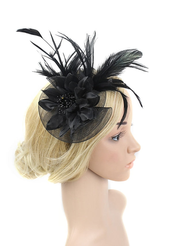 Women's Hair Clip Chic & Modern Party Pure Color Headwear / Yellow / Purple / Fall / Winter / Spring - LuckyFash™