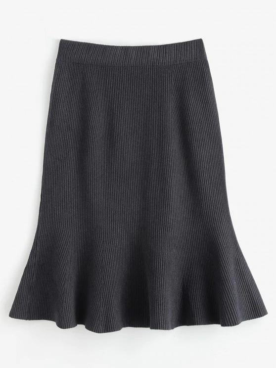 Knitted Midi Mermaid Skirt - LuckyFash™