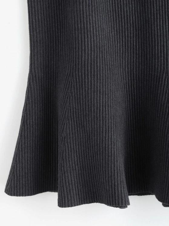 Knitted Midi Mermaid Skirt - LuckyFash™