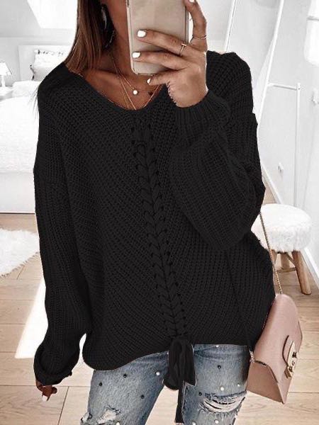 Women's Knitted Sweater For Fashion in winter - LuckyFash™
