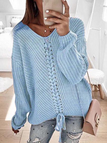 Women's Knitted Sweater For Fashion in winter - LuckyFash™