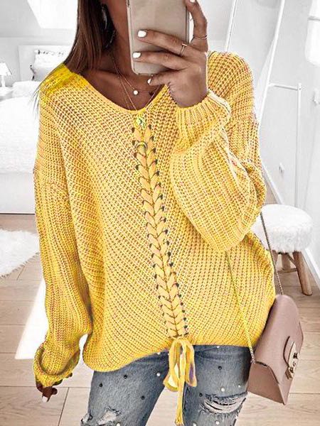 Women's Knitted Sweater For Fashion in winter - LuckyFash™