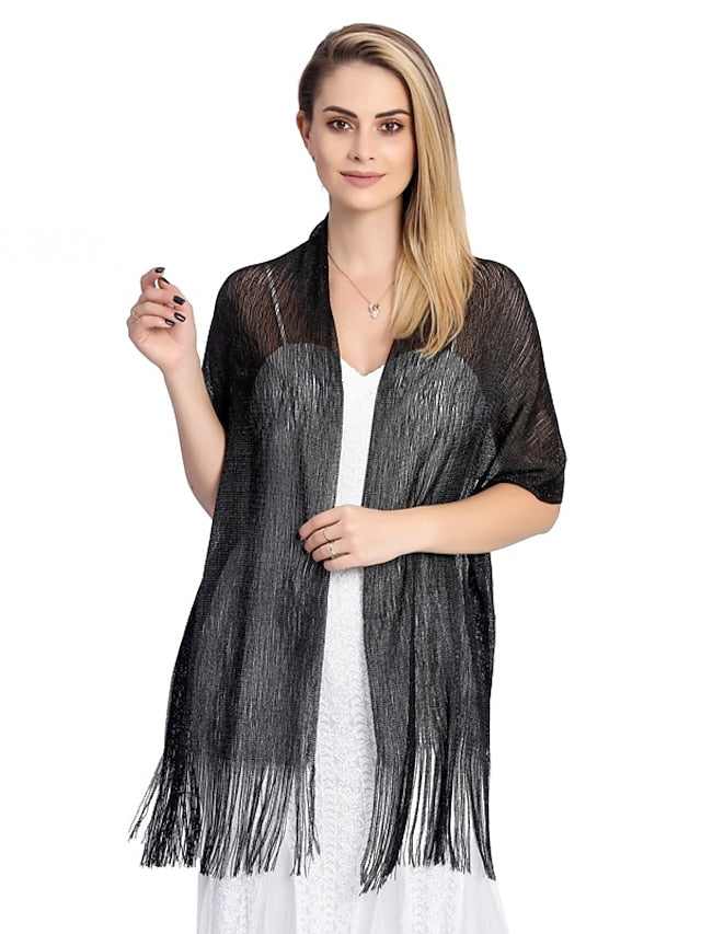Women's Scarves Shawl Party Daily Solid / Plain Color Polyester / Viscose Formal Casual Bohemia 1 PC - LuckyFash™