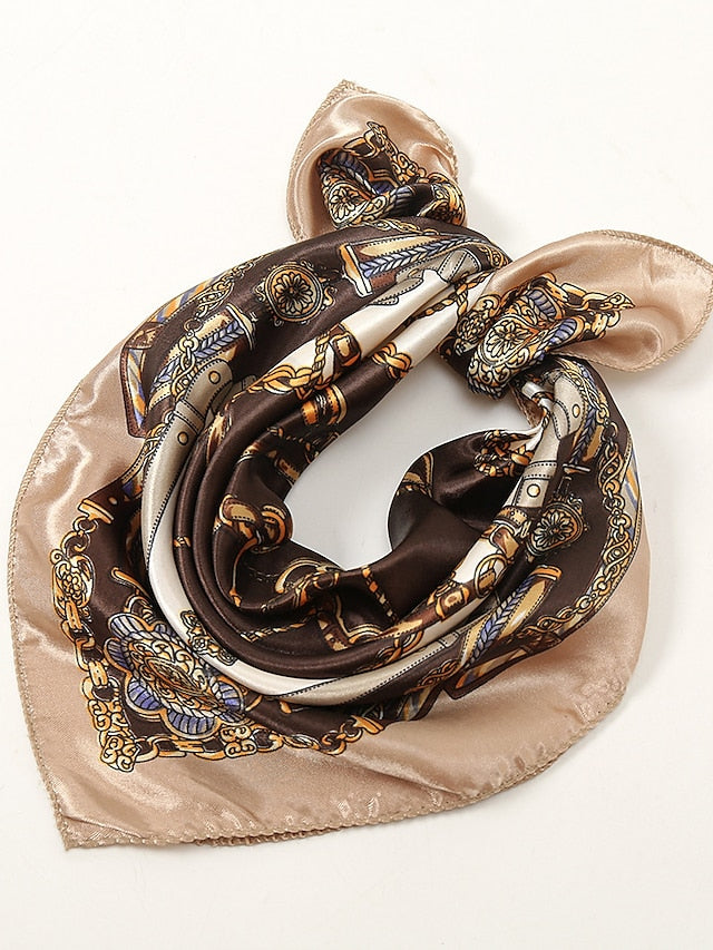 Women's Neckerchief Gift Daily Holiday Tie Dye Polyester Bohemia Decoration Casual 1 PC - LuckyFash™
