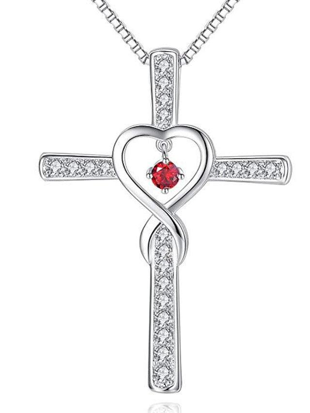 Women's necklace Chic & Modern Street Heart Necklaces / Red / Green / Purple / Fall / Winter - LuckyFash™