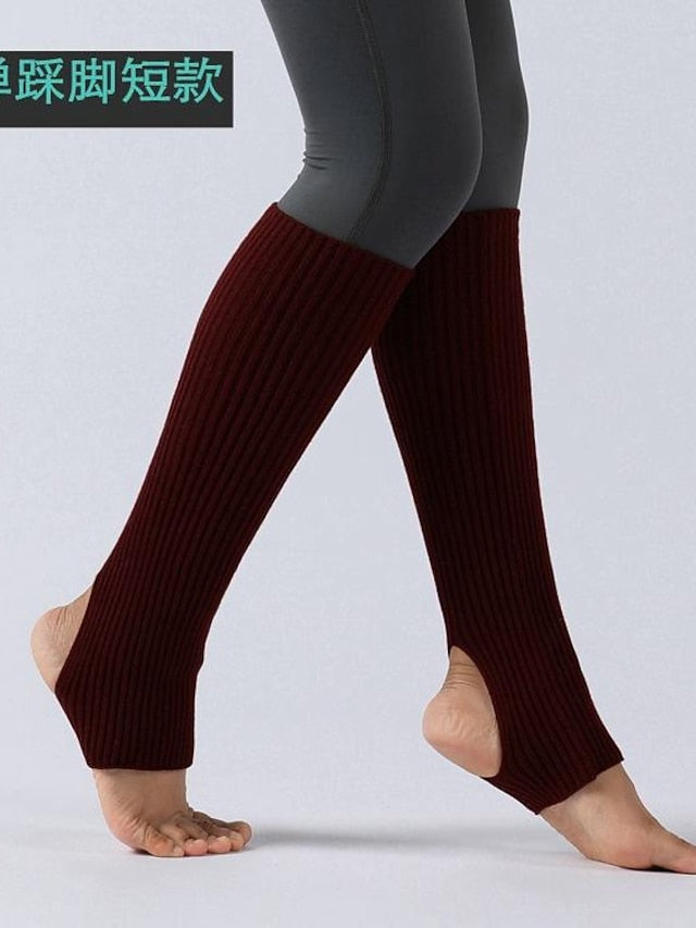 Women's Kid's Leg Warmers Boot Cuffs Home Daily Solid Color Acrylic Fibers Basic Classic Warm 1 Pair - LuckyFash™