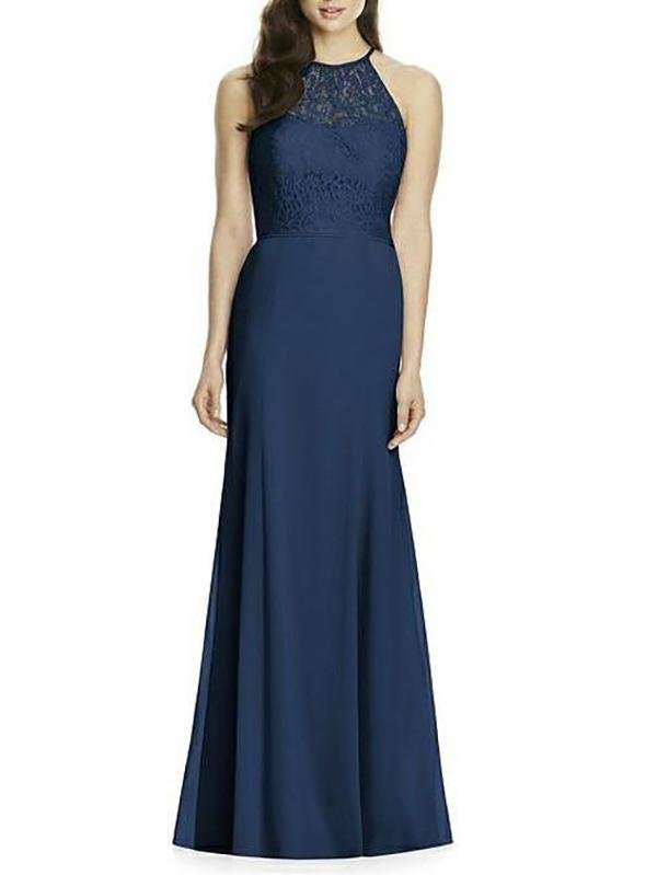 Lace Applique Pleated Drop-Waist Wedding Dress - LuckyFash™