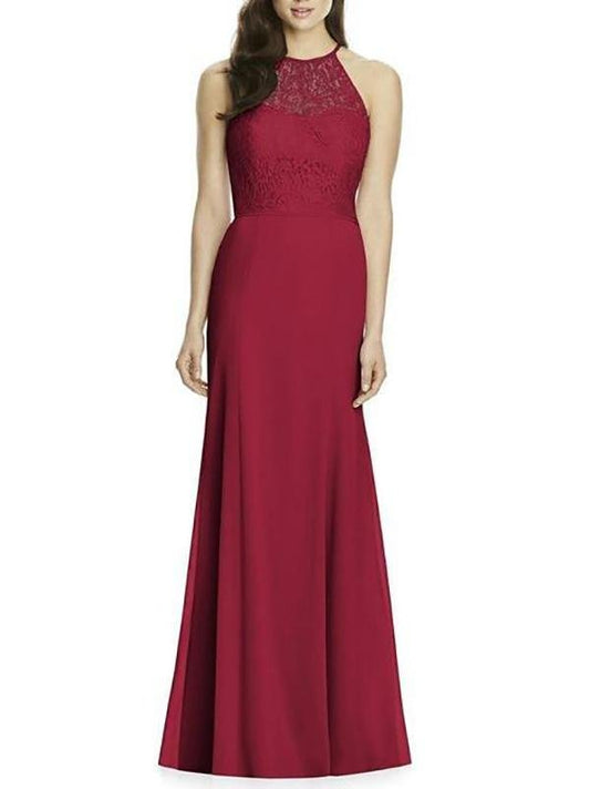 Lace Applique Pleated Drop-Waist Wedding Dress - LuckyFash™