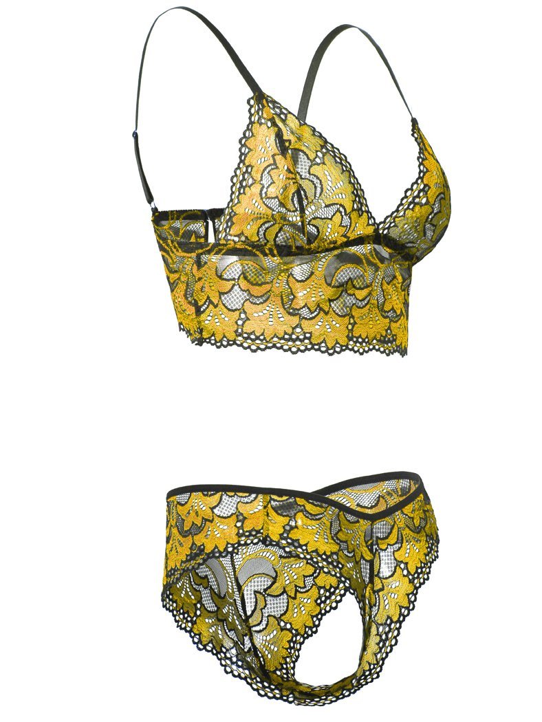 Lace Bra And Panties Two-piece Lingerie Set - LuckyFash™
