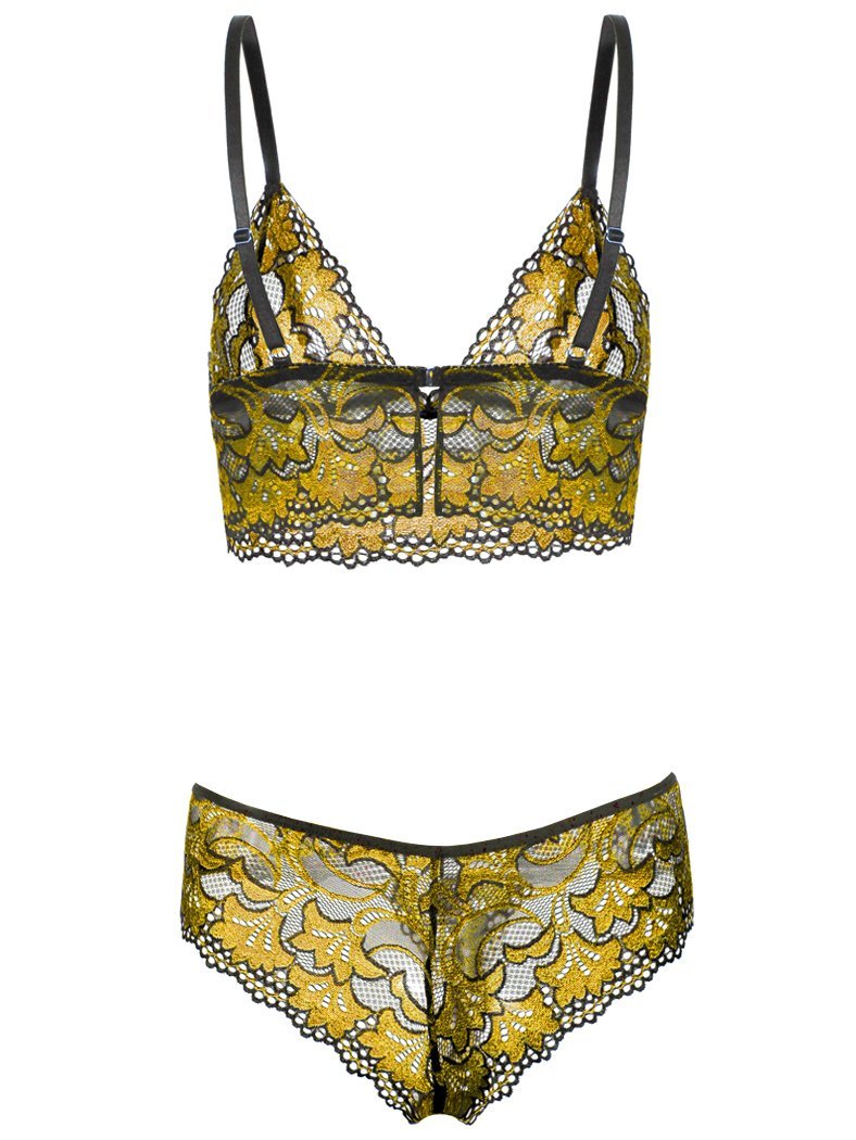 Lace Bra And Panties Two-piece Lingerie Set - LuckyFash™