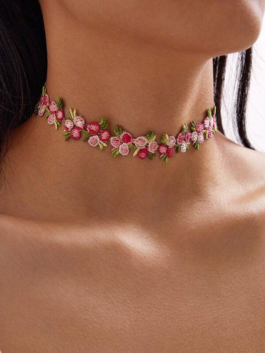 Lace Flower Choker - LuckyFash™