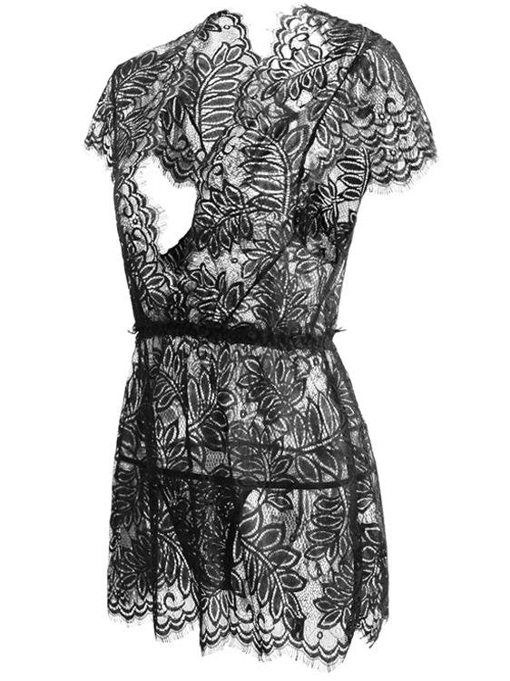 Lace Short Dress & Underwear Lingerie - LuckyFash™