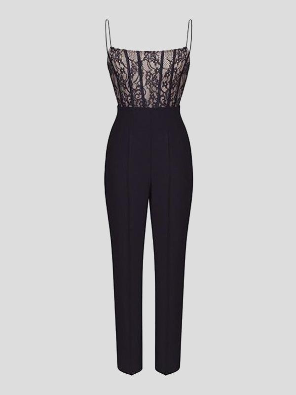 Lace Sling Sleeveless Jumpsuit - LuckyFash™