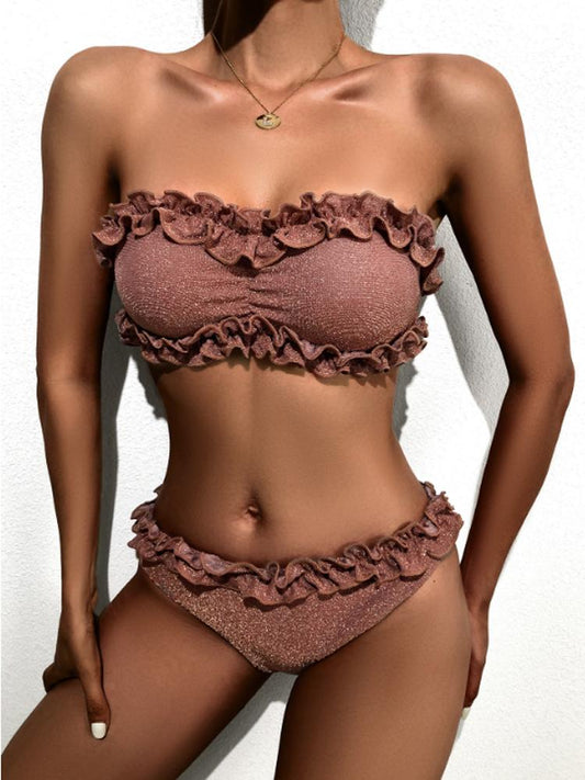 Lace Strap Two-piece Swimsuit - LuckyFash™