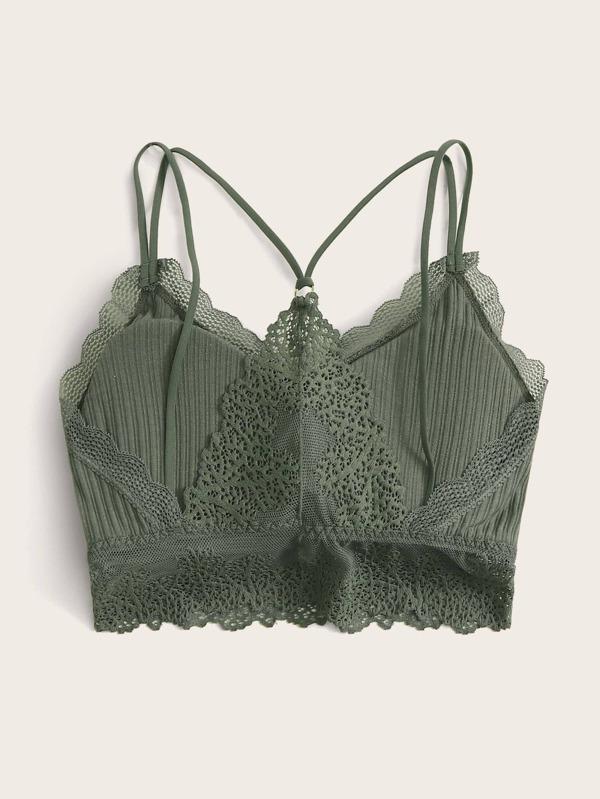 Lace Trim Bralette - LuckyFash™
