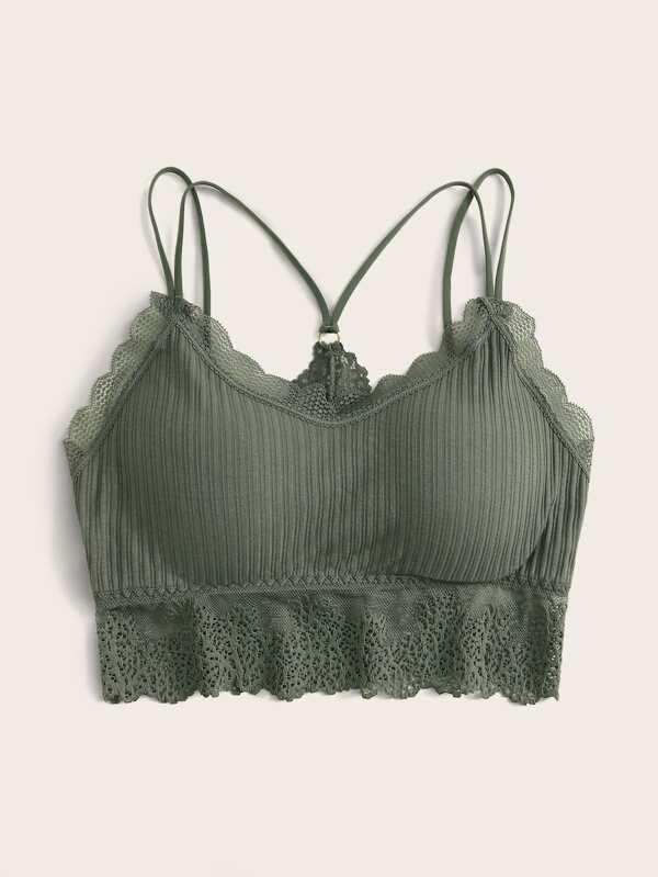 Lace Trim Bralette - LuckyFash™