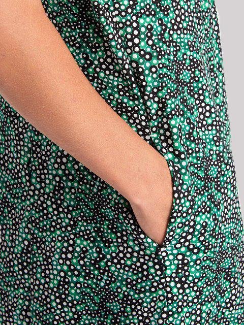 Ladies Floral Print Scoop Neck Mini Dresses - LuckyFash™