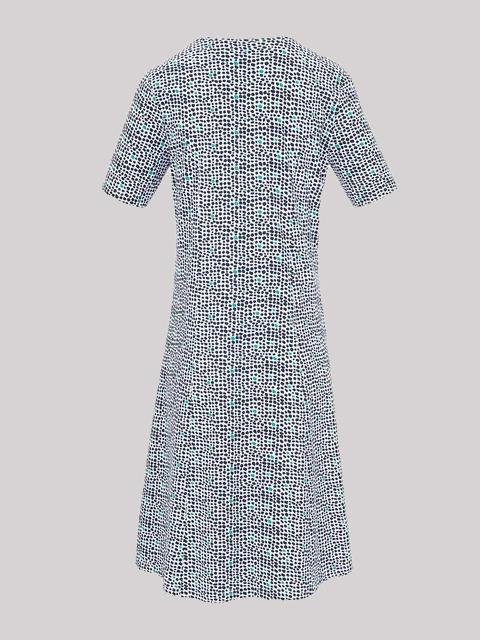 Ladies Floral Print Scoop Neck Mini Dresses - LuckyFash™