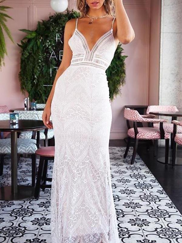 Lady in Lace Dress - LuckyFash™