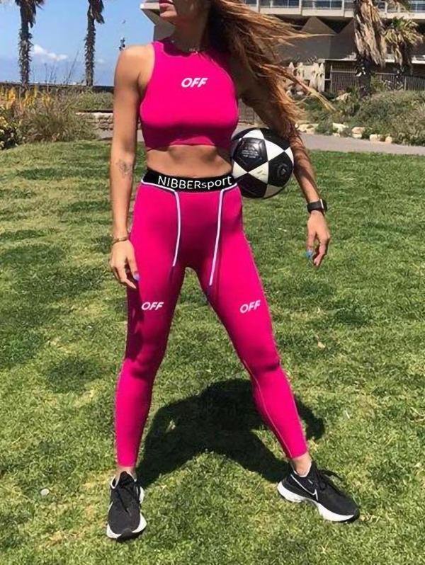 Lady's Tight Printed Sport Suit - LuckyFash™