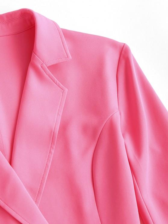 Lapel Belted Flap Detail Blazer - LuckyFash™