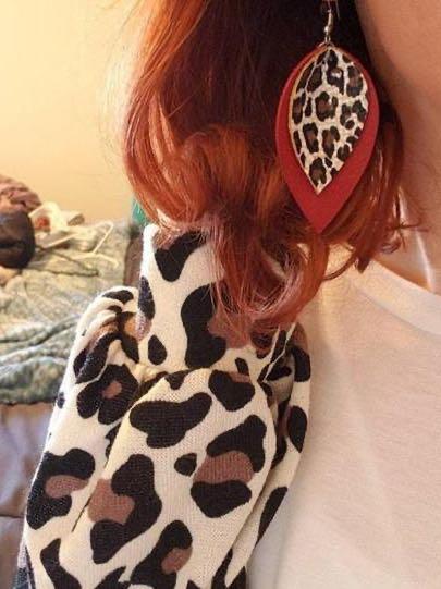 Layered Leopard Earrings - LuckyFash™
