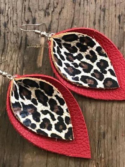 Layered Leopard Earrings - LuckyFash™